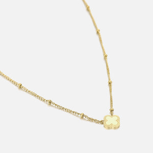 Kleeblatt Halskette Gold Kleeblatt Halskette Gold