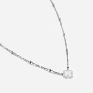 Kleeblatt Halskette Silber Kleeblatt Halskette Silber