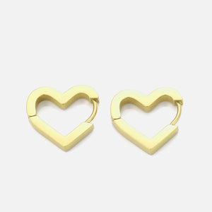 Kleines Herz Ohrstecker Gold Kleines Herz Ohrstecker Gold