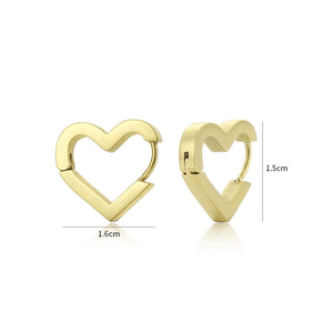 Kleines Herz Ohrstecker Gold Kleines Herz Ohrstecker Gold