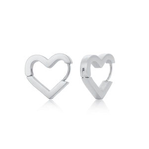 Kleines Herz Ohrstecker Silber Kleines Herz Ohrstecker Silber