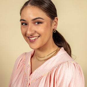 Ohring Steinchen Herz Gold Ohring Steinchen Herz Gold