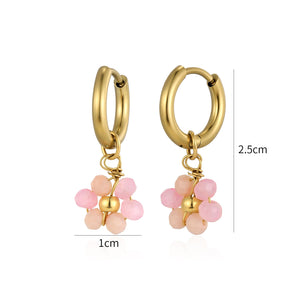 Ohrring Fancy Flower Gold Ohrring Fancy Flower Gold