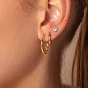 Ohrringe Bali-Knoten Gold Ohrringe Bali-Knoten Gold