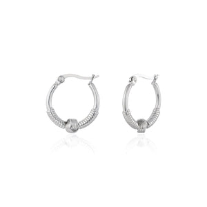 Ohrringe Bali-Knoten Silber Ohrringe Bali-Knoten Silber