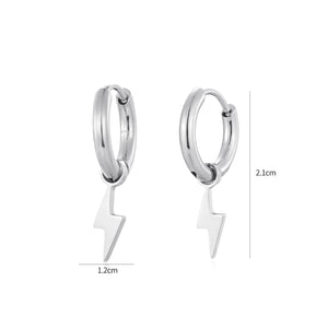 Ohrringe Blitz Silber Ohrringe Blitz Silber