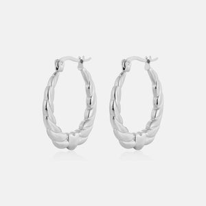 Ohrringe Bogen Herz Silber Ohrringe Bogen Herz Silber