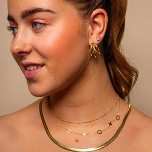 Ohrringe drei Hoops Gold Ohrringe drei Hoops Gold