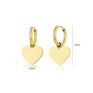 Ohrringe Herz Gold Ohrringe Herz Gold