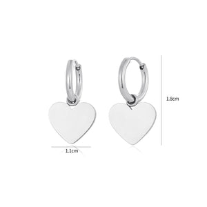 Ohrringe Herz Silber Ohrringe Herz Silber