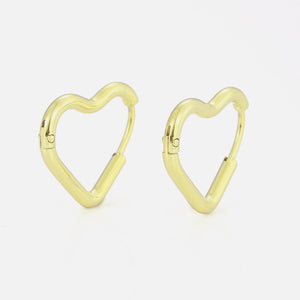 Ohrringe Herzform Gold Ohrringe Herzform Gold