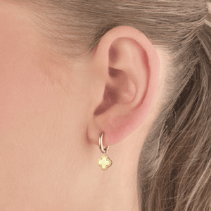 Ohrringe Kleeblatt Gold Ohrringe Kleeblatt Gold