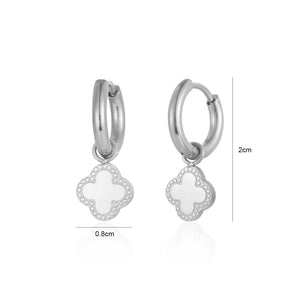 Ohrringe Kleeblatt Silber Ohrringe Kleeblatt Silber