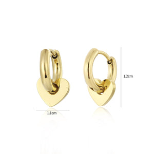 Ohrringe kleines Herz Gold Ohrringe kleines Herz Gold