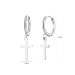 Ohrringe Kreuz Silber Ohrringe Kreuz Silber