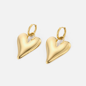 Ohrringe Lux Herz Gold Ohrringe Lux Herz Gold