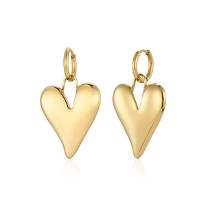 Ohrringe Lux Herz Gold Ohrringe Lux Herz Gold