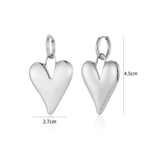 Ohrringe Lux Herz Silber Ohrringe Lux Herz Silber