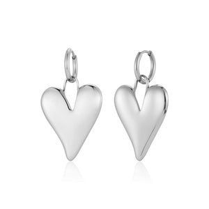 Ohrringe Lux Herz Silber Ohrringe Lux Herz Silber
