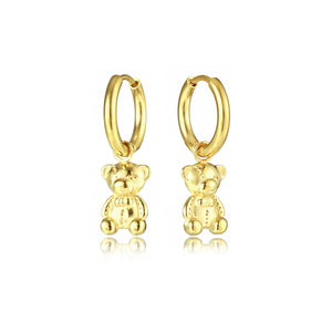 Ohrringe mit Bärchen Gold Ohrringe mit Bärchen Gold