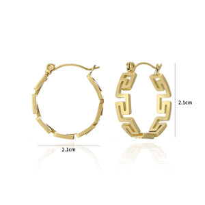 Ohrringe Muster Gold Ohrringe Muster Gold