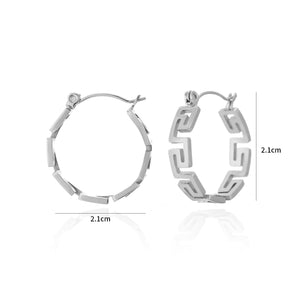 Ohrringe Muster Silber Ohrringe Muster Silber