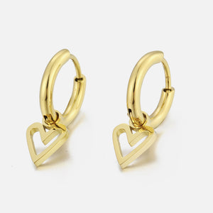 Ohrringe offenes Herz Gold Ohrringe offenes Herz Gold