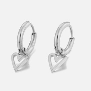 Ohrringe offenes Herz Silber Ohrringe offenes Herz Silber