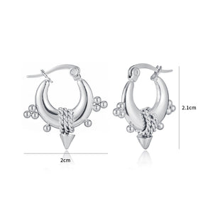 Ohrringe Spikes Silber Ohrringe Spikes Silber