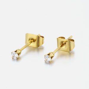Ohrstecker Diamant 2mm Gold Ohrstecker Diamant 2mm Gold