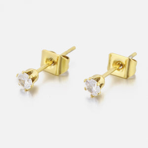 Ohrstecker Diamant 3mm Gold Ohrstecker Diamant 3mm Gold
