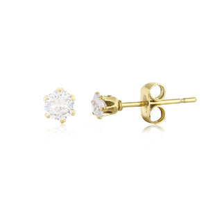 Ohrstecker Diamant 4mm Gold Ohrstecker Diamant 4mm Gold