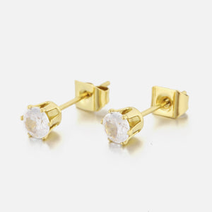 Ohrstecker Diamant 4mm Gold Ohrstecker Diamant 4mm Gold