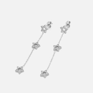 Ohrstecker drei hängende Sterne Silber Ohrstecker drei hängende Sterne Silber