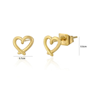 Ohrstecker Fancy Herz Gold Ohrstecker Fancy Herz Gold