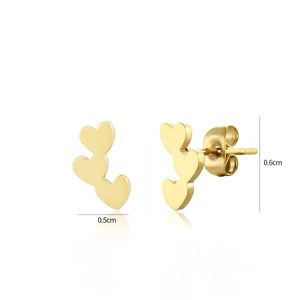 Ohrstecker Herz Gold Ohrstecker Herz Gold