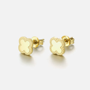 Ohrstecker Kleeblatt Gold Ohrstecker Kleeblatt Gold