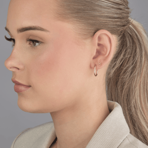 Ohrstecker kleines offenes Herz Gold Ohrstecker kleines offenes Herz Gold