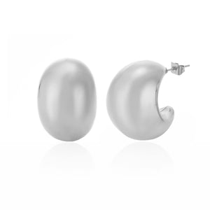 Ohrstecker Luxus Tropfen Silber Ohrstecker Luxus Tropfen Silber