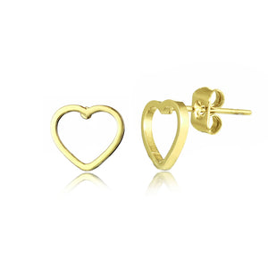 Ohrstecker offenem Herz Gold Ohrstecker offenem Herz Gold