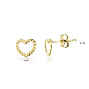 Ohrstecker offenem Love Gold Ohrstecker offenem Love Gold