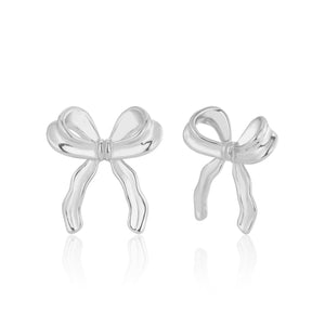 Ohrstecker Schleife Silber Ohrstecker Schleife Silber