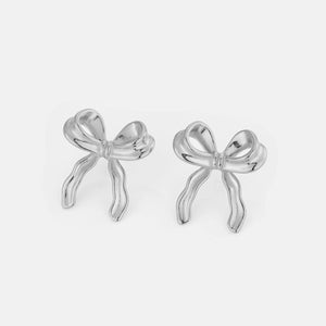 Ohrstecker Schleife Silber Ohrstecker Schleife Silber