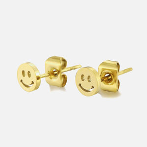 Ohrstecker Smiley Gold Ohrstecker Smiley Gold
