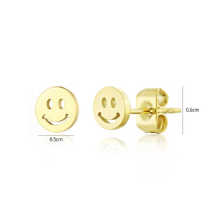Ohrstecker Smiley Gold Ohrstecker Smiley Gold