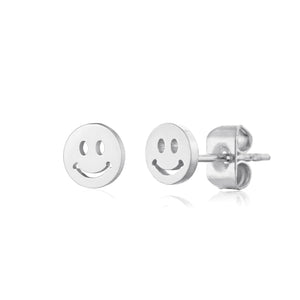 Ohrstecker Smiley Silber Ohrstecker Smiley Silber