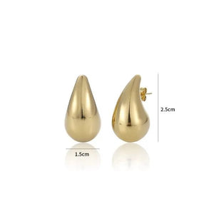 Ohrstecker Tropfen 25mm Gold Ohrstecker Tropfen 25mm Gold