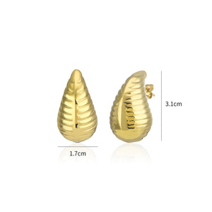 Ohrstecker Tropfen Lux 32 mm Gold Ohrstecker Tropfen Lux 32 mm Gold