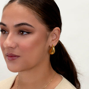 Ohrstecker Tropfen Lux 32 mm Gold Ohrstecker Tropfen Lux 32 mm Gold