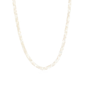 Perlenkette Weiß Silber Perlenkette Weiß Silber